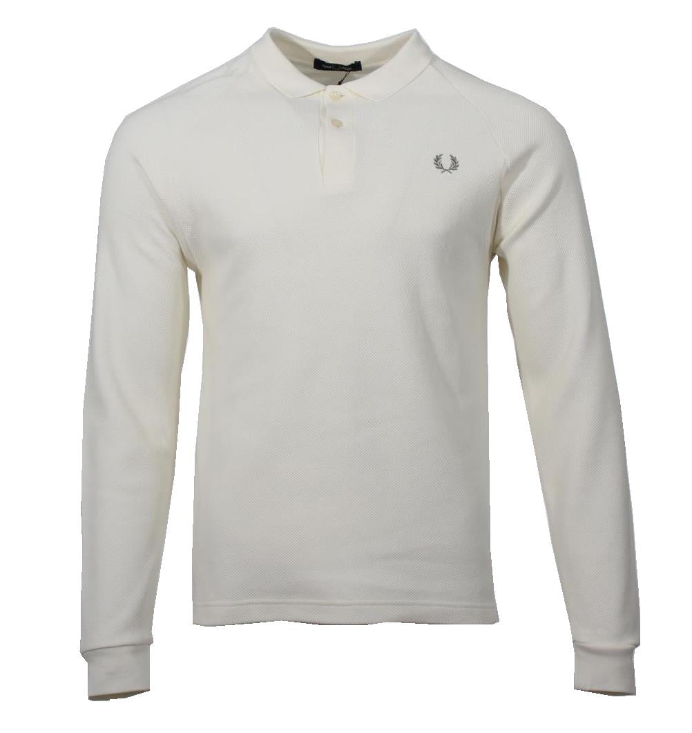 Fred Perry Langarm Polo - M7793 - Creme