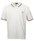 Fred Perry Polo - M3600 - Creme/Braun/Blau