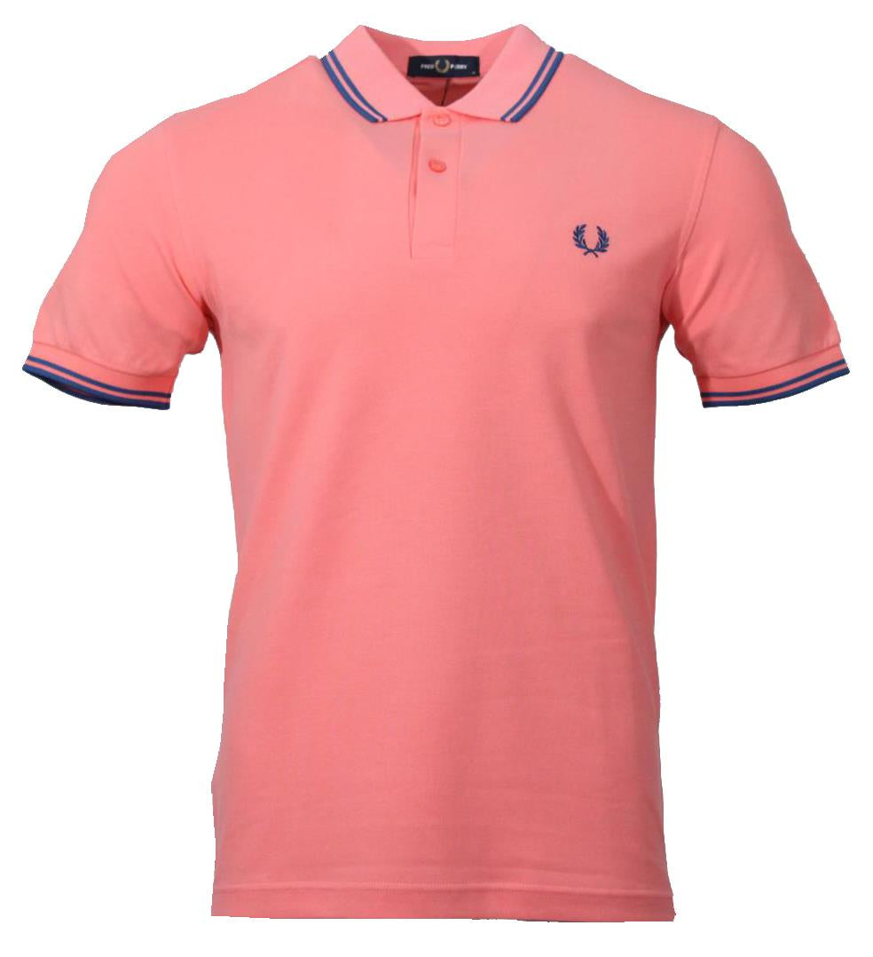 Fred Perry Kurzarm Polo - M3600 - Coral