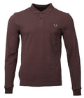 Fred Perry Langarm Polo - M6006 - Braun