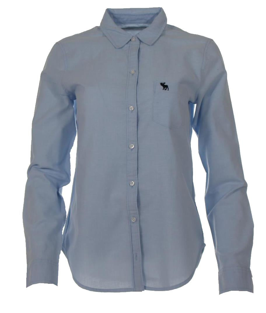 Abercrombie & Fitch Bluse - Hellblau