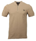 Fred Perry Half-Zip Polo - M7787 - Braun