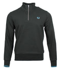 Fred Perry Half-Zip Pullover - M3574 - Night Green