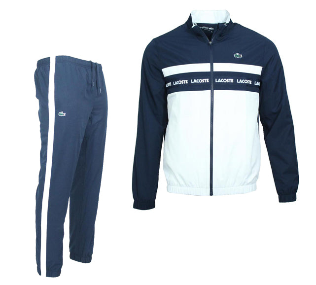 Lacoste Freizeitanzug - Navy/Weiß