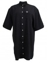 Fred Perry Oversized Shirt Dress - D2157 - Navy