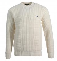 Fred Perry Rundhals Pullover - K4557 - Creme