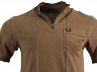 Fred Perry Half Zip Polo - M4604 - Braun