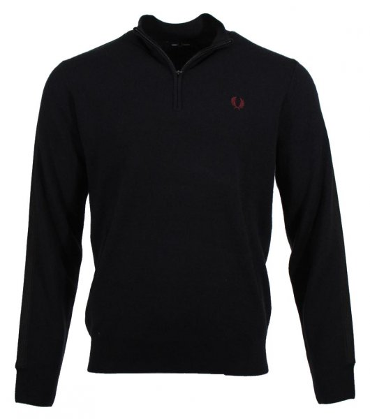 Fred Perry Half-Zip Pullover - K4559 - Navy