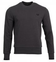 Fred Perry Rundhals Sweater - M7535 - Dunkelgrau