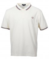 Fred Perry Polo - M3600 - Creme/Braun/Blau