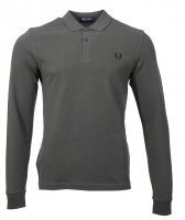 Fred Perry Langarm Polo - M6006 - Dunkelgrau
