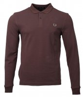 Fred Perry Langarm Polo - M6006 - Braun