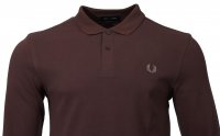 Fred Perry Langarm Polo - M6006 - Braun