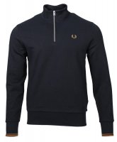 Fred Perry Half-Zip Pullover - M3574 - Marine