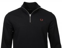 Fred Perry Half-Zip Pullover - M3574 - Schwarz