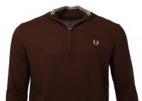 Fred Perry Half-Zip Pullover - K7624 - Braun