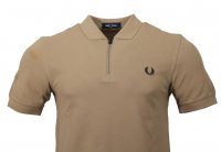 Fred Perry Half-Zip Polo - M7787 - Braun