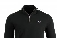 Fred Perry Half-Zip Pullover - M3574 - Schwarz