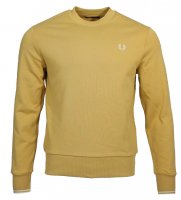 Fred Perry Rundhals Sweater - M7535 - Senfgelb