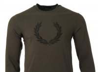 Fred Perry Rundhals Pullover - Gr&uuml;n - M5583