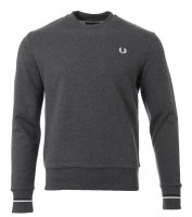 Fred Perry Rundhals Pullover - M7535 - Grau
