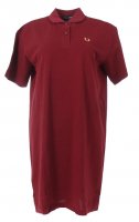 Fred Perry Kleid - D9155 - Dunkelrot