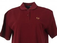 Fred Perry Kleid - D9155 - Dunkelrot