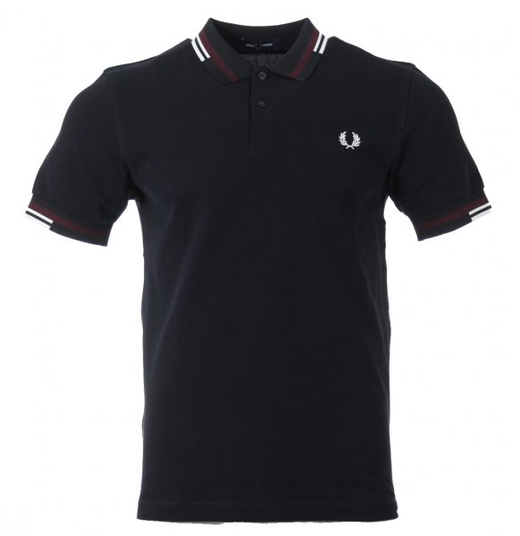 Fred Perry Kurzarm Polo - M1618 - Navy