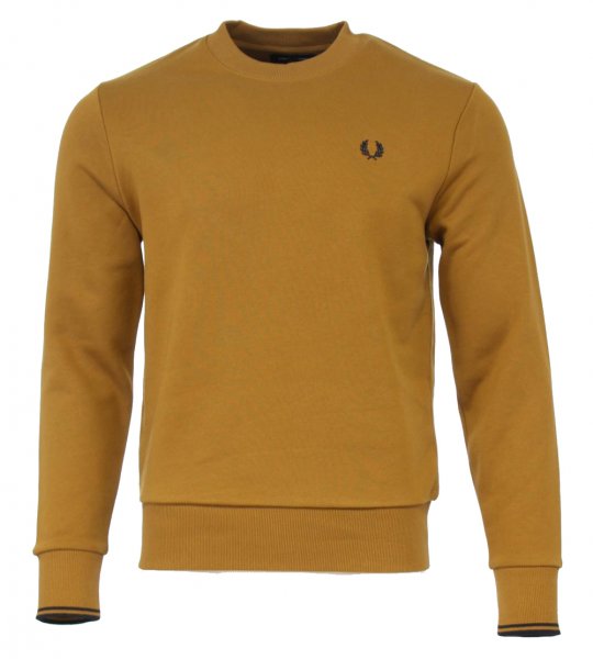 Fred Perry Rundhals Pullover - M7535 - Caramel