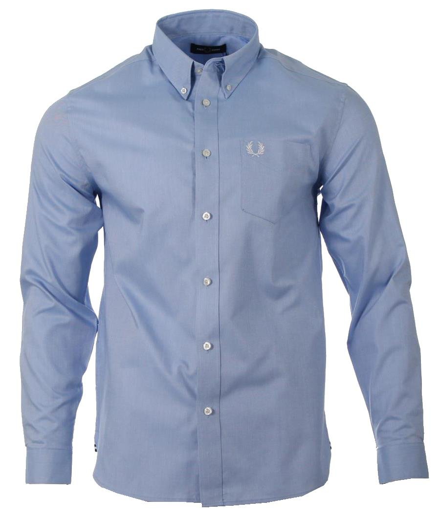 Fred perry hemd hellblau Clearance