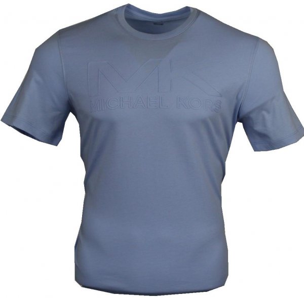 Michael Kors Rundhals T-Shirt - Hellblau