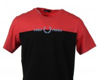 Fred Perry T-Shirt Pink/Schwarz M6538