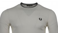 Fred Perry Rundhals Pullover - K9601 - Wei&szlig;