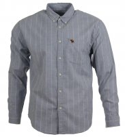 Abercrombie &amp; Fitch Hemd - Blau mit Streifen