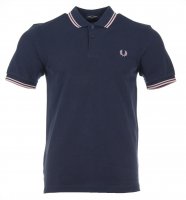Fred Perry Polo - M3600 - Navy/Pink XL