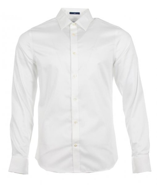 GANT Langarm Hemd - Weiß