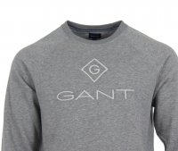 Gant Rundhals Pullover - Grau
