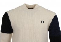 Fred Perry Rundhals Wollpullover - K1543 L