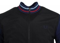 Fred Perry Jacke - Woven Panel Knitted Jacket - K1528