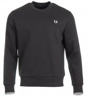 Fred Perry Rundhals Sweater - M7535 - Grau