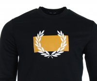 Fred Perry Sweat-Pullover - M2652 - Schwarz