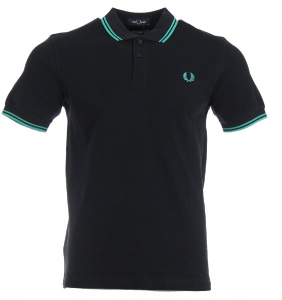 Fred Perry Polo - M3600 - Navy/Mint
