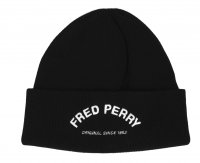 Fred Perry Beanie-Mütze - C1112 - Schwarz