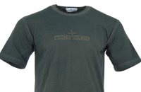 Stone Island Rundhals T-Shirt - Grün