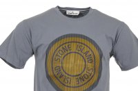 Stone Island Rundhals T-Shirt - Hellblau