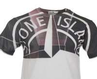 Stone Island Rundhals T-Shirt - Weiß