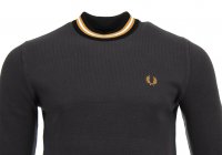 Fred Perry Rundhals Pullover - K2548 - Grau