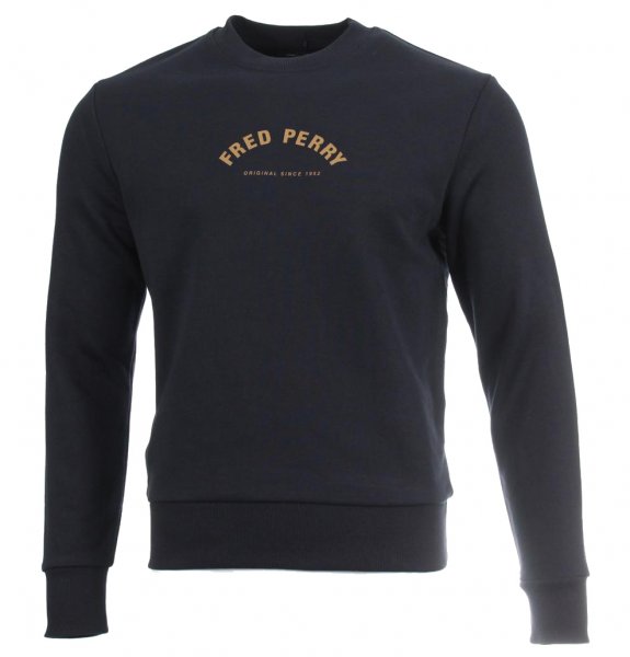Fred Perry Sweat-Pullover - SM4189 - Schwarz