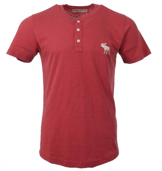 Abercrombie &amp; Fitch Kurzarm Shirt - Rot