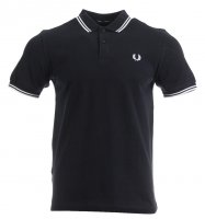 Fred Perry Polo - M3600 - Navy/Weiß M